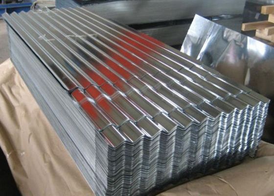 Επίστρωμα ψευδάργυρου JIS G3302 SGCC 275g/ζαρωμένων μέταλλο τετρ.μέτρο φύλλων υλικού κατασκευής σκεπής